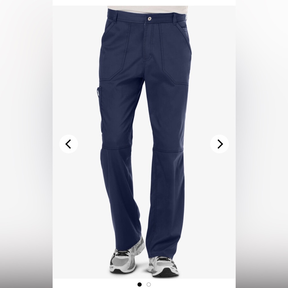 Cherokee Infinity Navy Men's Size XL Short Scrub Pants CK200AS NYPS Zip Fly NWT